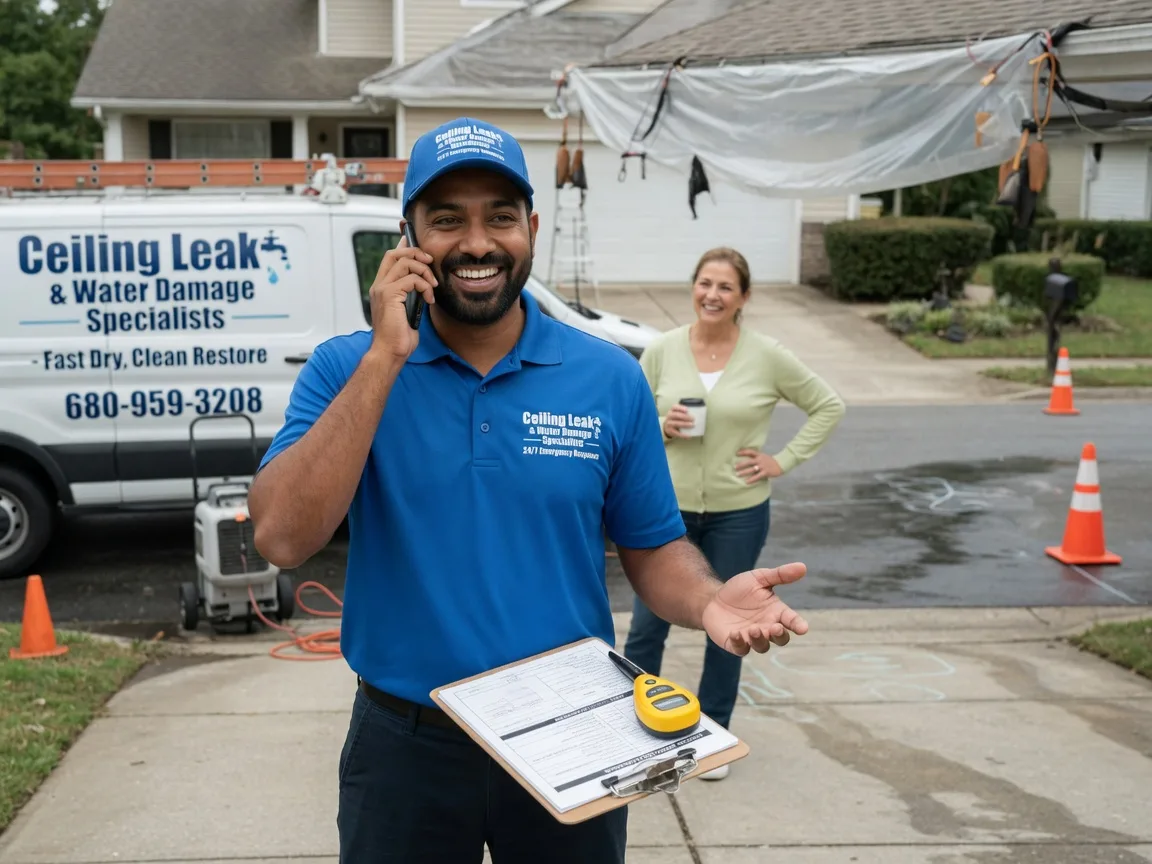 Ceiling Leak Cleanup North Wales, PA FAQs